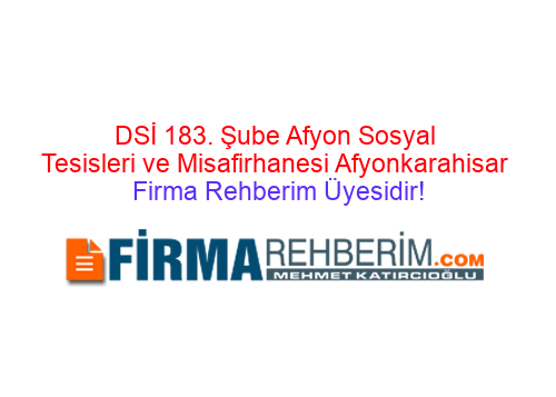 DSİ 183. Şube Müdürlüğü Misafirhanesi (Afyonkarahisar) Afyonkarahisar gerçek tesis fotoğrafı 1